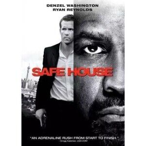 Safe House DVD Movie With Case Denzel Washington Ryan Reynolds Rated R